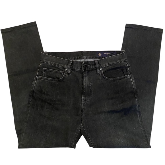 Roark mens Hwy 128 Straight fit denim jean faded black 31x30 - Picture 4 of 9